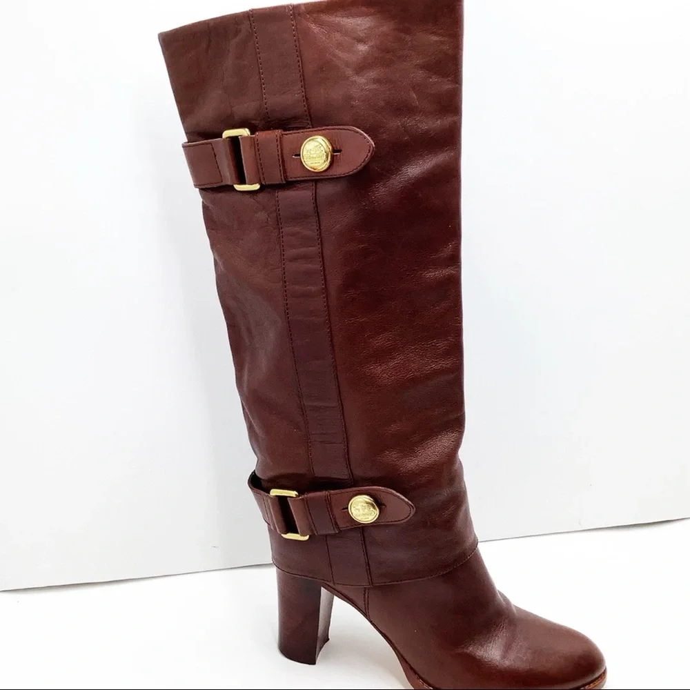 {Coach}Sage Pebble Leather Boot - Picture 1 of 13